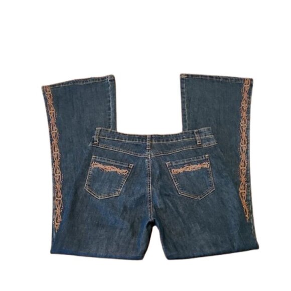 COS High-Rise Boho Embellished Bootcut Jeans - Picture 3 of 6